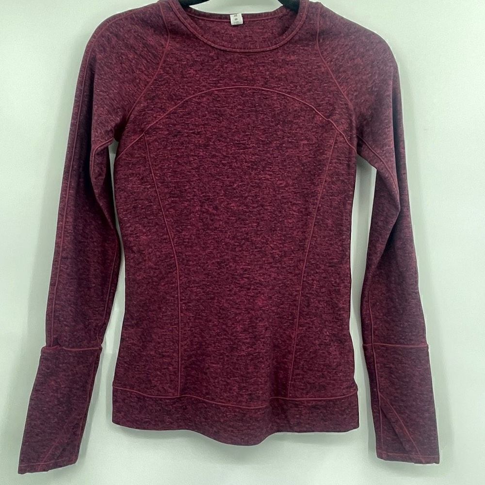 Lululemon Cypress Kiss Long Sleeve Sz 4